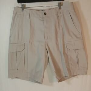 Saddle Breed Cargo Shorts Mens 36 Tan